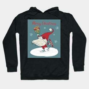 Happy santa greeting card Hoodie